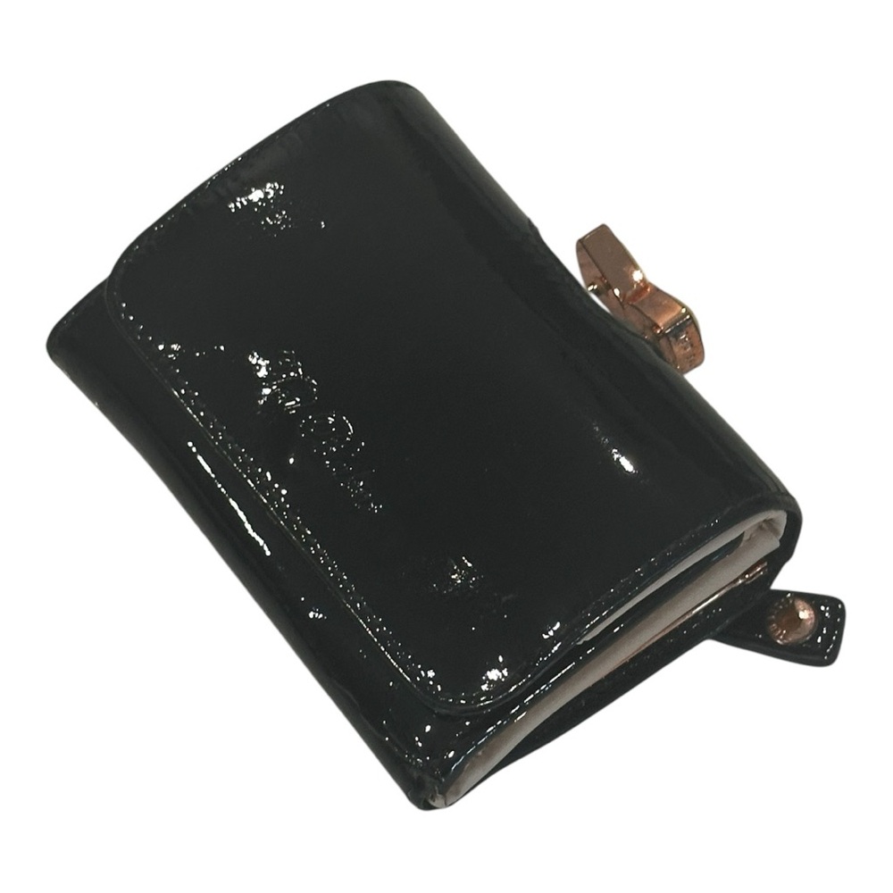 Ted Baker London Patent Leather Kiss Lock Wallet